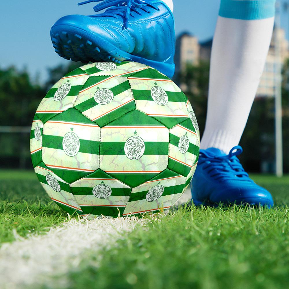 Celtic FC teamIndoor Soccer Ball Colorful All Ages Machine Stitched PVC Competition Ready Durable High-Bounce