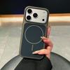 Custodia Magnetica Opaca Effetto Pelle per iPhone 17 Pro Max - Colore Caramella, Foro Grande, Design Protettivo