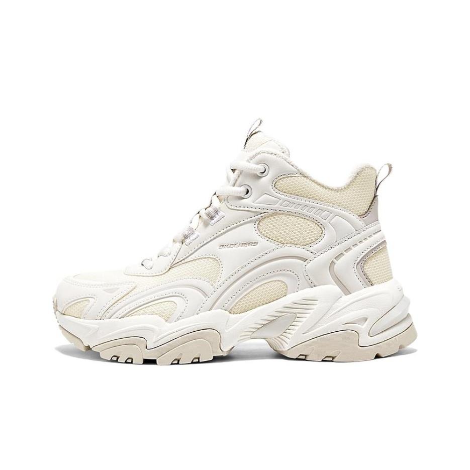Skechers Comfortable Versatile Durable Breathable Supportive Warm Mid-Top Casual Shoes Women sneaker White 168022-NTW 36