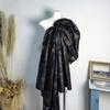 Distressed Ripped Mottled Snakeskin Pattern Coating Fabric Punk Vintage Jacket Coat DIY Sewing Material Designer Fabric