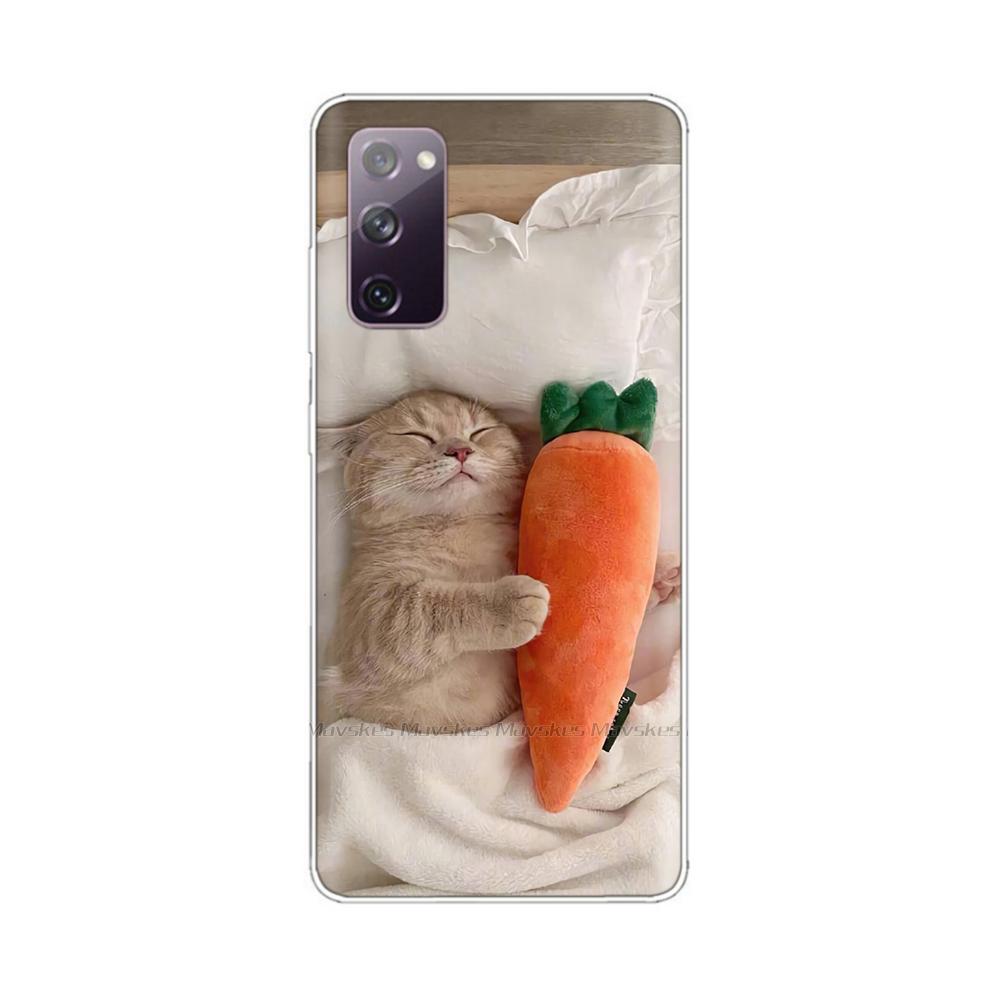 Shockproof Case for Samsung Galaxy S20 FE / S21 FE Soft Clear TPU Silicone Phone Cases for Samsung Galaxy S20 FE Back Cover Capa