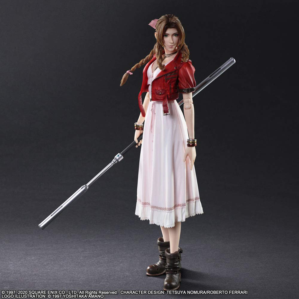 Final Fantasy VII Remake PLAY ARTS Kai Aerith Gainsbourg PVC Painted Movable Figure