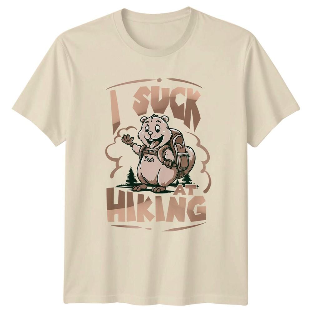 I Suck At Hiking TShirt Hiking Outdoors Birthday