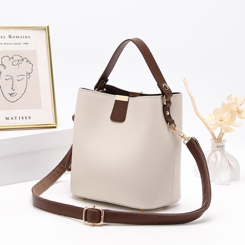 Handbag for Women's Trendy Bucket Bag Soft Leather Niche Versatile Texture Crossbody Bag