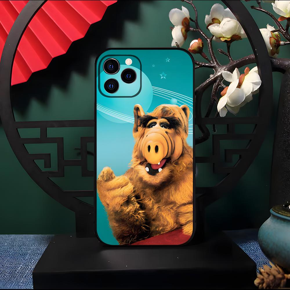 

A-Alf TV Phone Case For IPhone 17 Pro Max 16 15 14 Pro Max 13 11 Air Plus Silicone Cover iPhone17