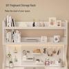 Multifunctional Student Desk Organizer: Multi-Layer Bookshelf & Pegboard