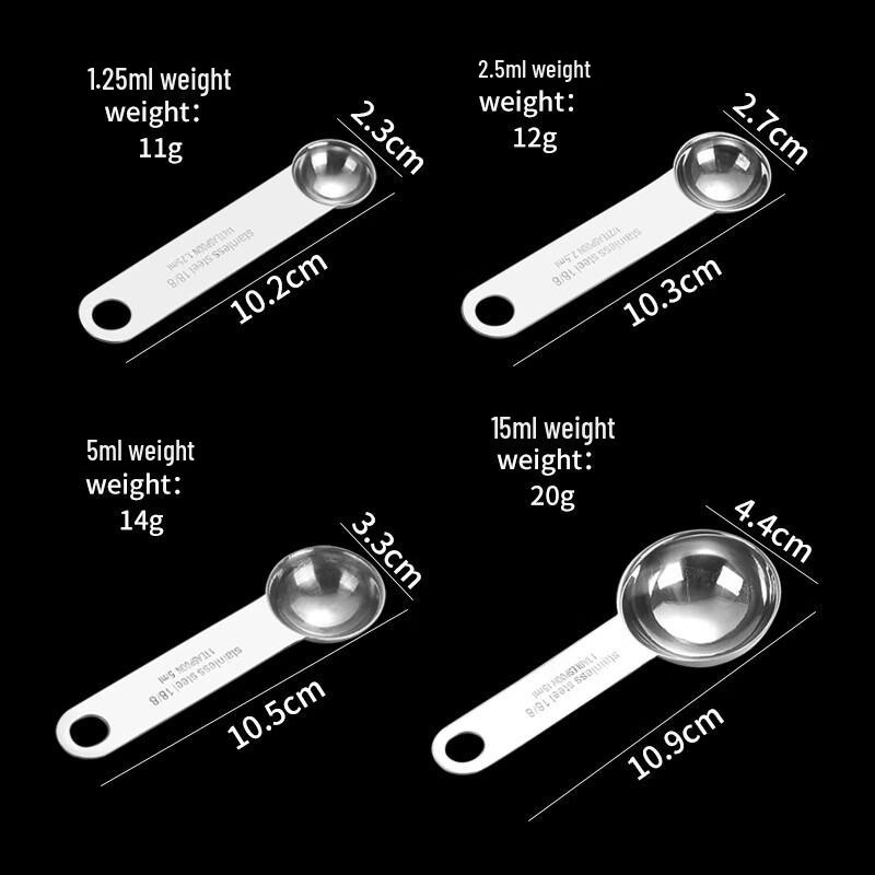 304 Stainless Steel Measuring Spoon & Cup Set