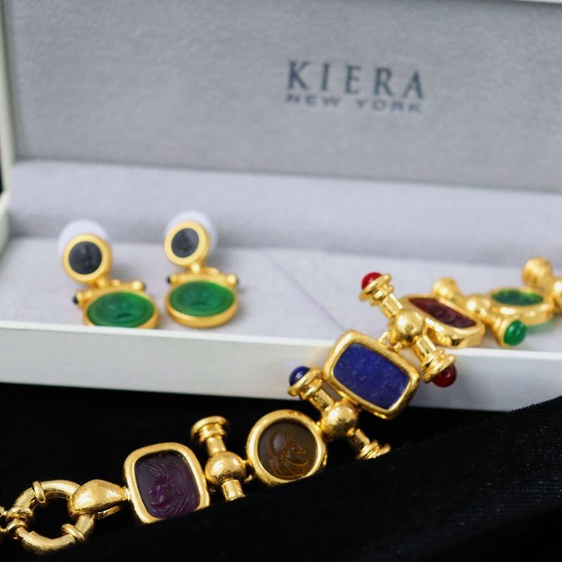 Vintage Jewelry Glazed Enamel Gorgeous Bracelet Plated Old Craft Jewelry