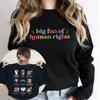 Grote Fan van Mensenrechten Sweatshirt Gelijkheid Sociale Rechtvaardigheid Hoodie Unisex Lange Mouw Sweatshirts Politieke Protest Activist Cadeau