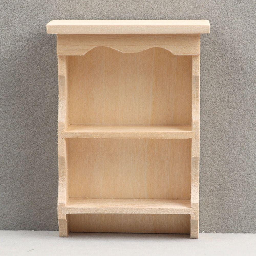 Wooden Dollhouse Wooden Hanging Cabinet 1:12 Miniature Wooden Wall Cabinet  1:12 Doll House