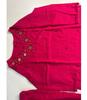 Set da donna in cotone slub di design con Kurta, Pantalone e Dupatta, Indiano Bollywood Top Tunica Kurti Salwar Suit