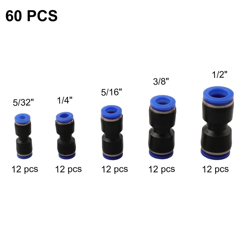 Automatic Industry Fittings Pipe Fitting 20x13x4cm Pneumatic Push Fittings Model 4mm To 12mm Perfect For Projects