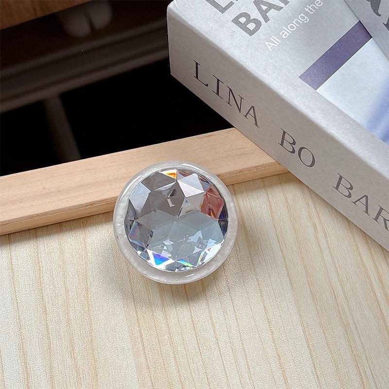 Rhinestone, Gemstone, Mobile Phone Airbag Bracket, Magnetic Paste, Creative Telescopic Folding, Desktop Watching Support