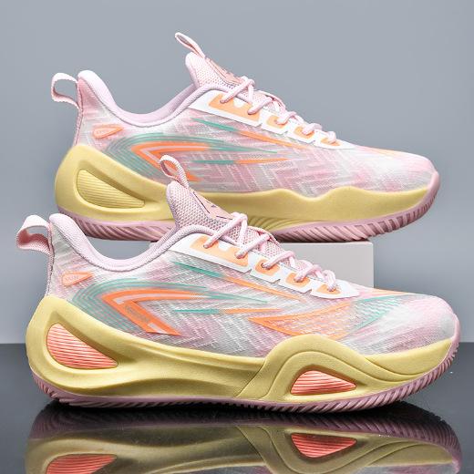 

2025 spring new basketball shoes breathable mesh men s mesh sports shoes girls running shoes one 2025 35