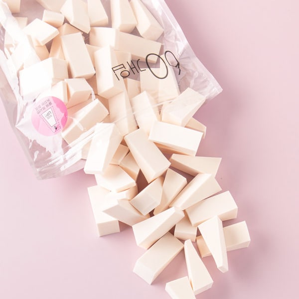 Pu Triangle Puff Set (60P)