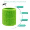 Running Wristband Terry Cloth Wrist Sweatband Breathable Absorbent Sports Band Men Women Athletic Football Volleyball Basketball Tennis