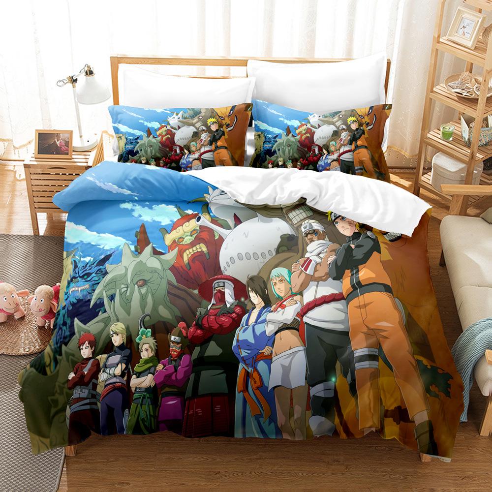 Three-Piece 3D Digital Printing Quilt Cover, Pillowcase, Bedding, Bedding
