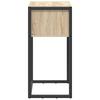 Side Table Sonoma 100 x 36 x 75 cm Engineered Wood