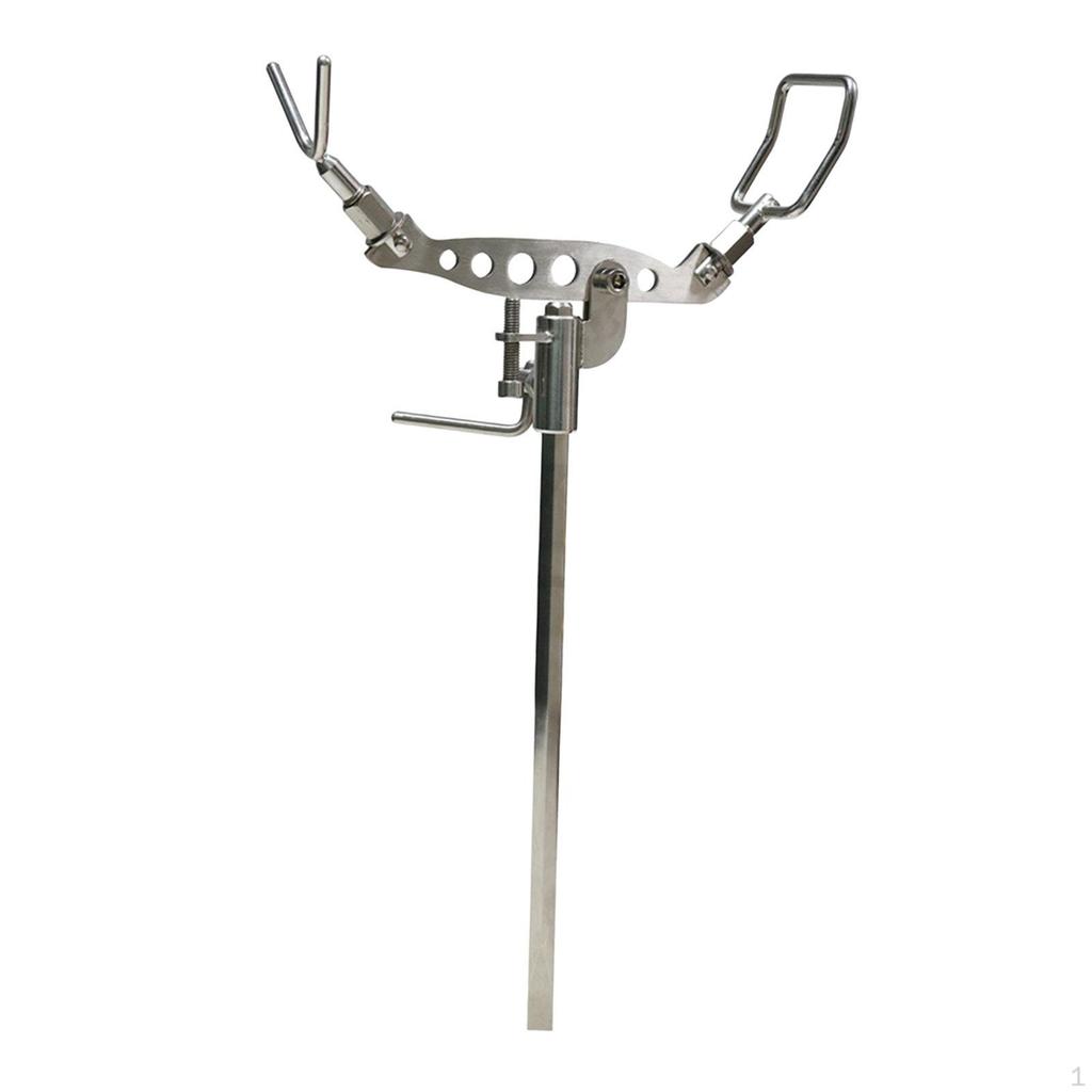 Fishing Pole Rod Stand Tackle Folding Ground Support Bracket for Bank