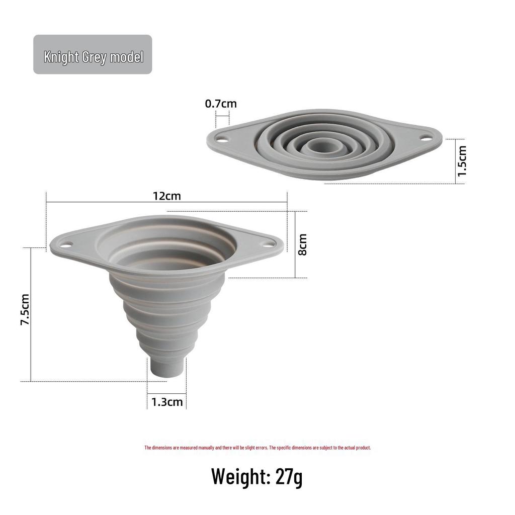 Multi-functional 4-in-1 Kitchen Funnel Set with Oil Pouring, Liquid Dispensing, and Filter Features