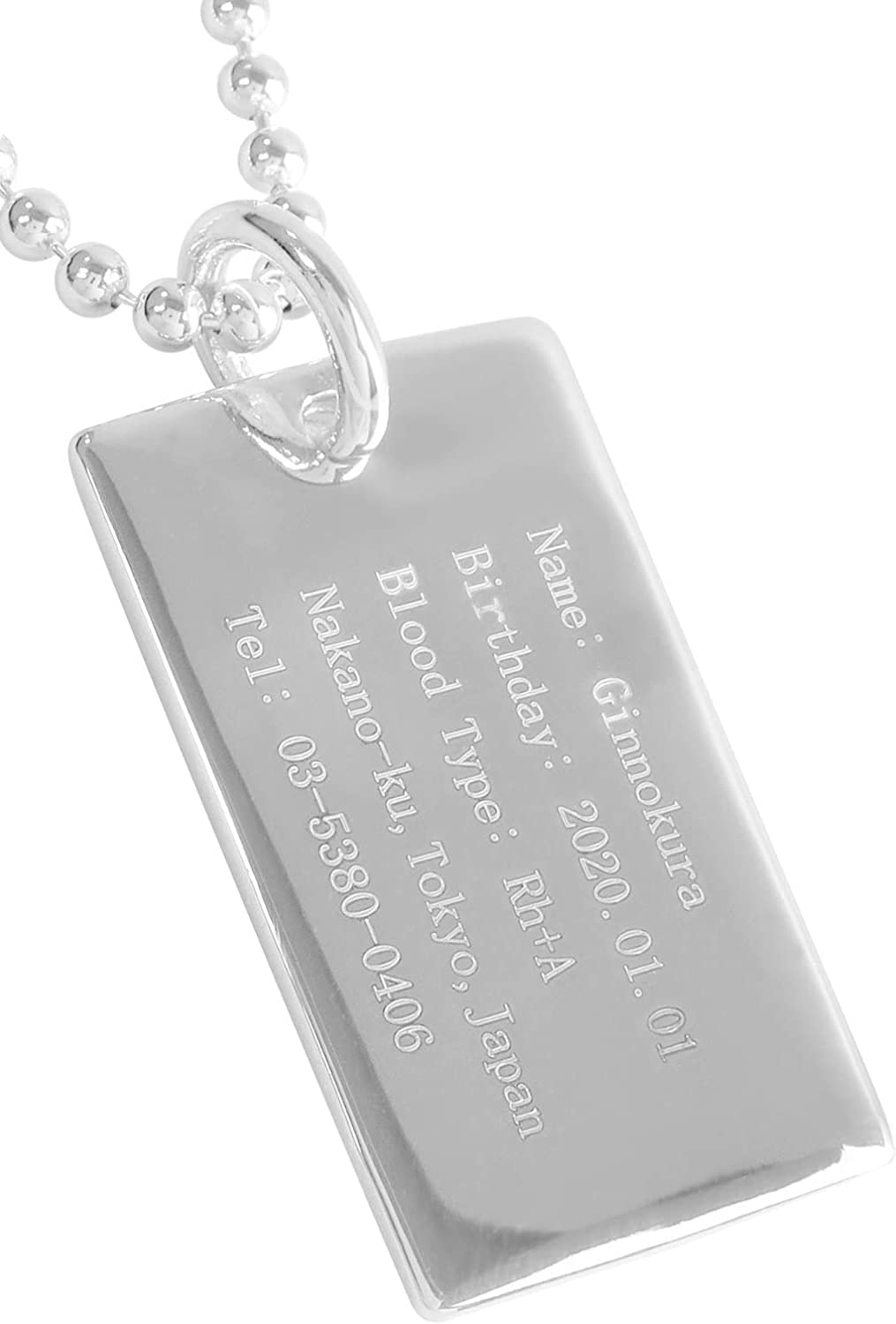 

Срібний 925 підвіс-топ у вигляді жетона з ім ям [Сіндзюку Кура] (Без гравіювання, ланцюжок) Прямокутний, приблизно. 2,6 см заввишки,