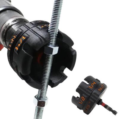 1/2Pcs Threaded Rod Nut Fastener Tool Durable Construction Widely Used Universal Ergonomic