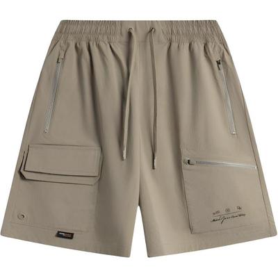 Solid Color Sports Simple Lace-Up Versatile Comfortable Casual Shorts Men Shorts AKSV027-4