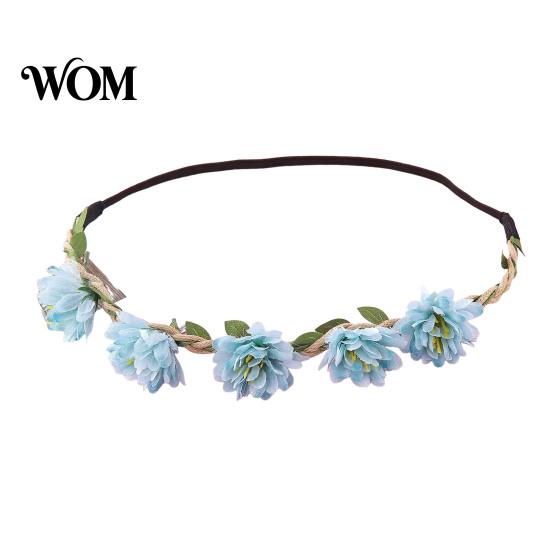 Fairy Style Hairband for Hanfu Flower Headband, Crown, Headpiece, Boho Floral Wreath Headband Hair Accessories Women Wedding Birthday Festival