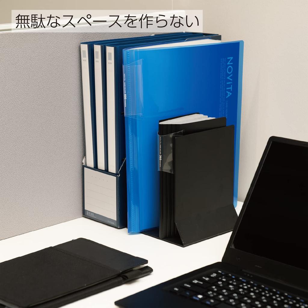KOKUYO File Card Holder Novita A4 30 600 Name Sheets, Capacity, Blue, Mei-N260B