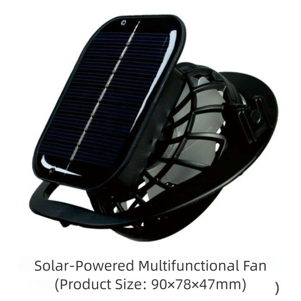 Polyester Solar Powered Fan Hat Neck Cover Breathable Mesh Fisherman Hat Wide Brim Sun Protection Visor Fan Sunscreen Cap