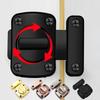 Safety Door Slide Latches Zinc Alloy Rotate Bolt Lock Gate Latches Privacy Catch for Latch for Cabinet Bathroom Toilet R