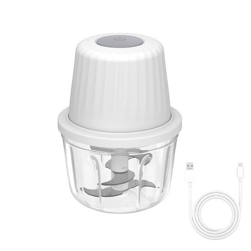 Electric Garlic Crusher With Usb Rechargeable Compact Mini Food Processor For Home Cooking