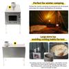 Foldable titanium wood-burning stove lightweight compact durable portable folding wood burning outdoor camping hiking bushcraft