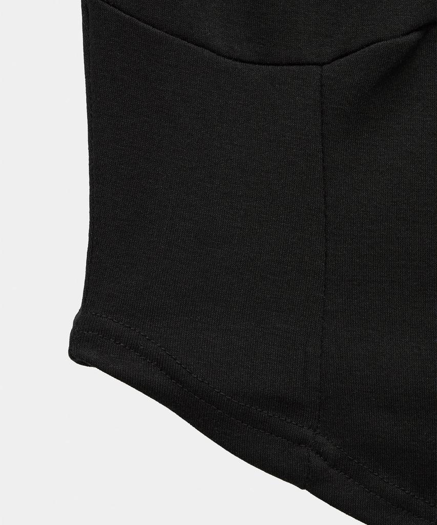 ETRE AU SOMMET Layered Buckle Line Top (Black)