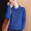 La Chapelle Minimalist Commuter Short-Sleeve Polo Knit Top