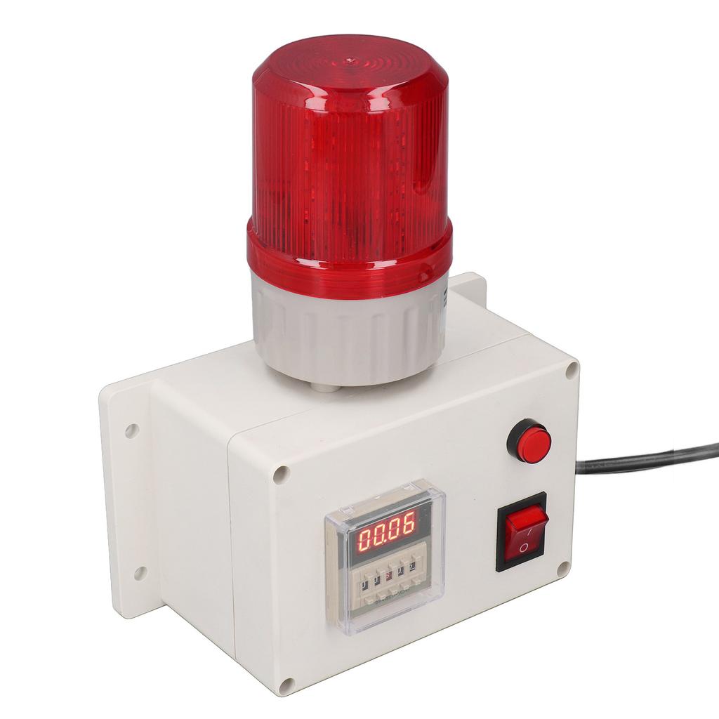 Industrielle Alarmsirene Intelligentes Ton-Blitzlicht Außenbereich Zeitverzögerung 110db 5 Tasten mit Befestigungslaschen