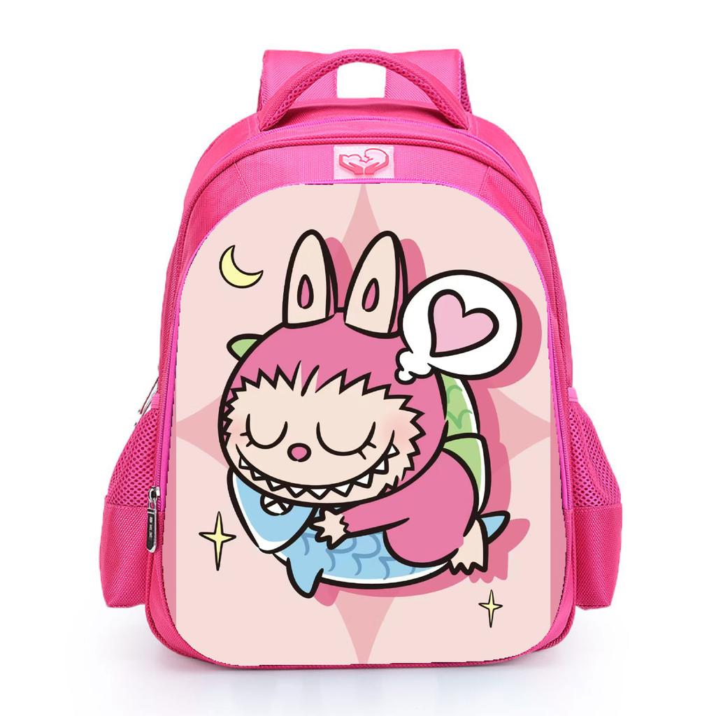 Labubu School Bag  Student Polyester Comfortable Backpack Large Capacity Backpack Female  5400 CLE
