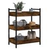 Vidaxl Kitchen Trolley, Smoked Oak, 50X30X70 Cm
