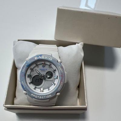 Used CASIO BABY-G Ana-Digi Watch White