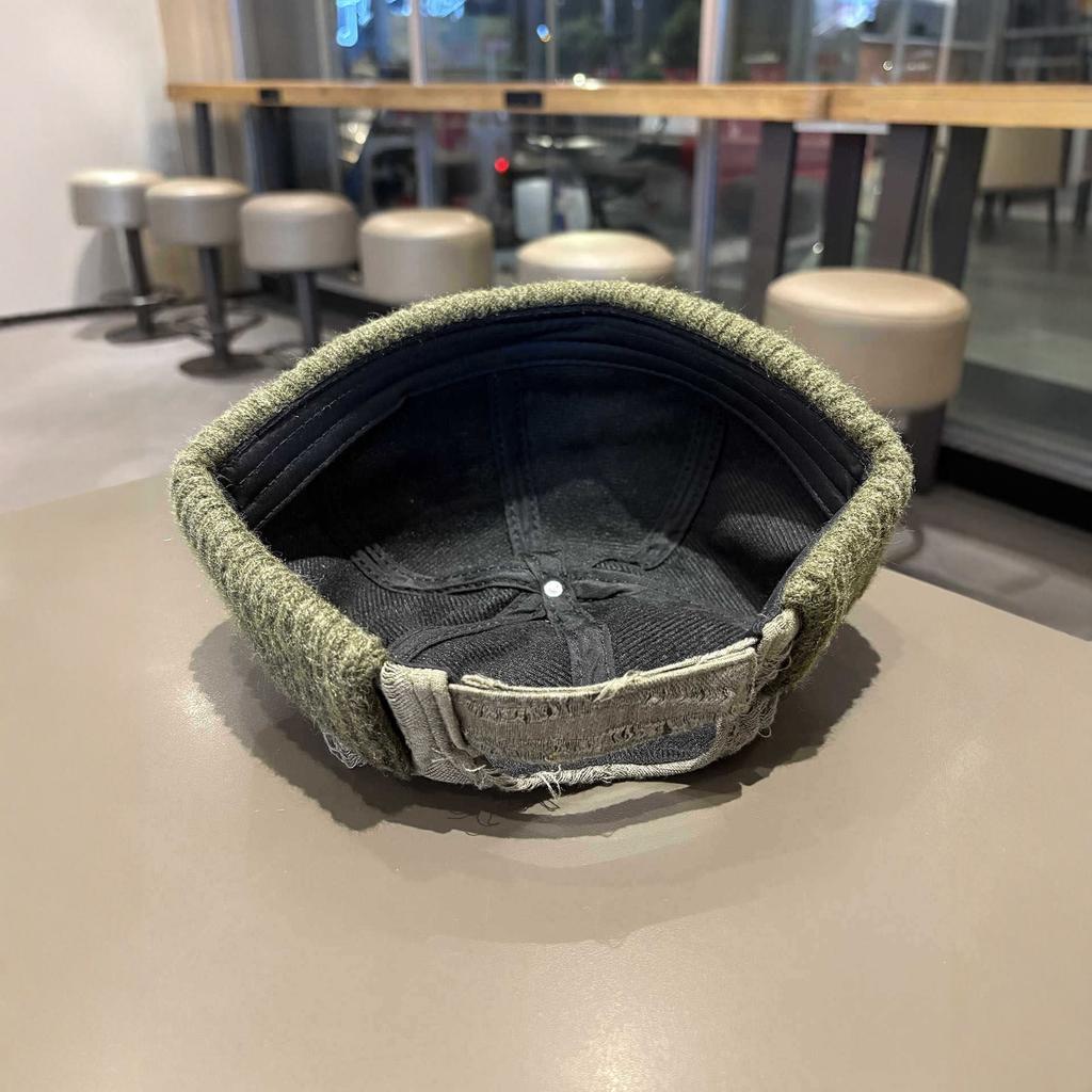 Autumn and winter new trendy casual hole old landlord hat versatile face small street warm yuppie melon fur hat