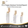DTL-2 Square Copper Aluminum Pin Terminal Tin-Plated Connector Lug