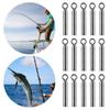 Connect Fishing Line Fixed Tube Straight Type Copper Float Rest Connect  for Outdoor Fishing