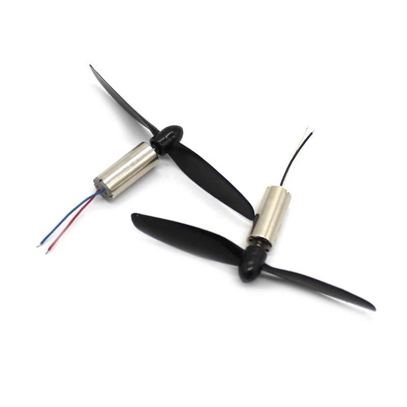 1Pcs 8.5mm * 20mm DC 3.7V 50000RPM High Speed 8.5mm*20mm 8520 CW+CCW Coreless Motor With Cooling Hole For RC Drone Quadcopter