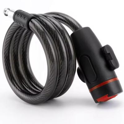 Câble de sécurité en acier pour vélo avec support de montage Câble en acier pour vélo Sécurité élevée Antivol pour VTT Vélo de route