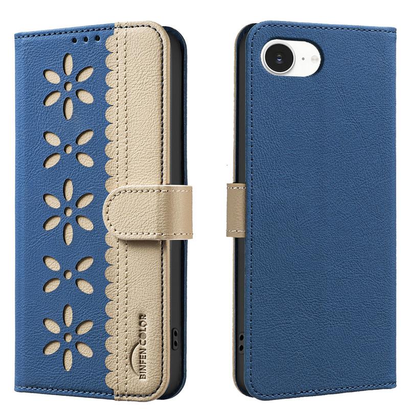 Flip Case For iPhone 16E 5G 2025 RFID Blocking Leather wallet Funda For iPhone 16 Plus 15 14 13 12 11 Pro Max Xs Xr 15+ Cover