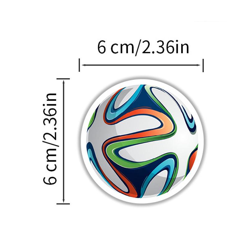 50 PEZZI Adesivi Calcio Adesivo Sportivo Motivazionali Vinile Impermeabile Decalcomanie per Borracce Bagagli Laptop Scrapbooking Paraurti
