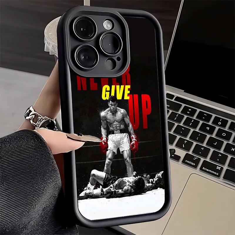 Phone Case for iPhone 17 Air 16E 15 16 Pro Max Mike Tyson Boxer Man Cover 14 Plus 13 12 Mini Soft Shell Silicone Fundas