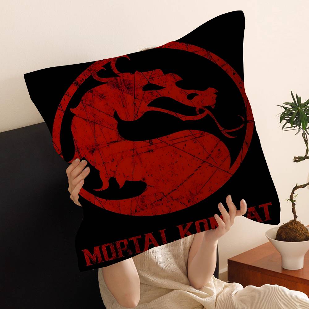 MMortal Kombat Pillow Cover for Bedroom Room and Living Room Sofa Decorative Cushion Cover