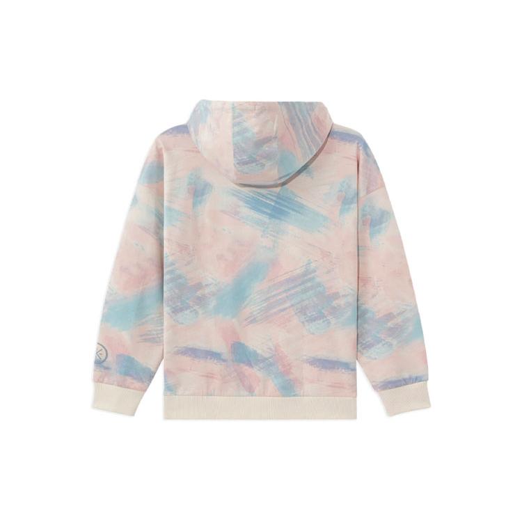 Li Ning Sweatshirt Unisex Pink Blue Mixed Color AWDRG59-1