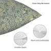 William Morris Jasmine Square Pillowcase Polyester Linen Velvet Printed Zip Decorative Pillow Case Car Cushion Cover